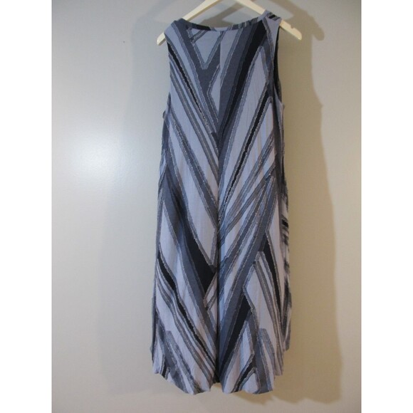 Simply Vera Vera Wang Sleeveless Faux Denim Hi‑Low Dress Raw Edge Lined Size PL - Picture 3 of 9